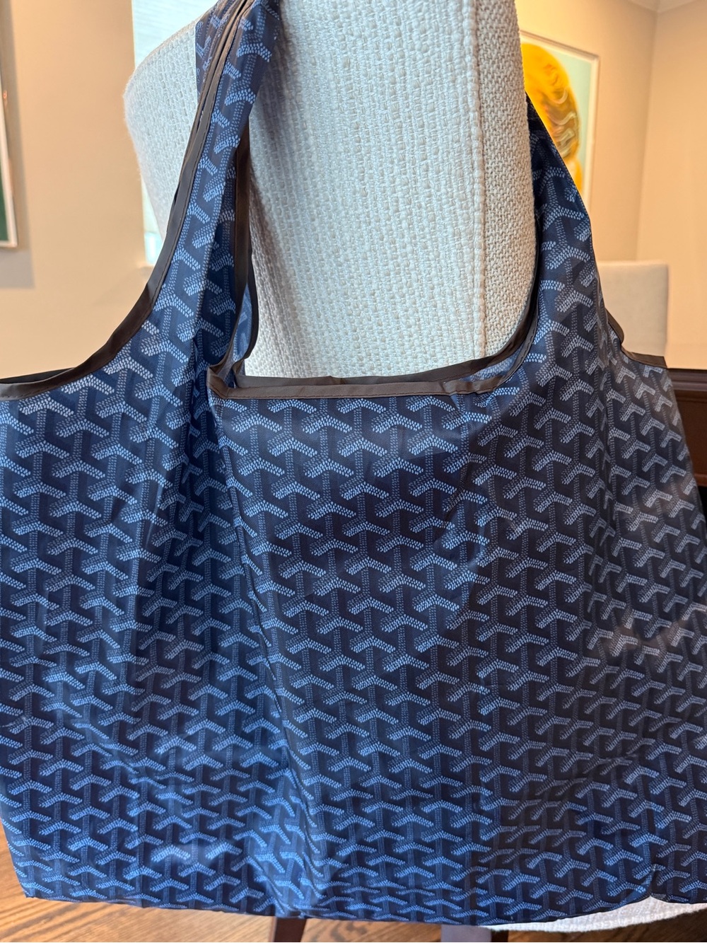 Nylon foldable tote bag